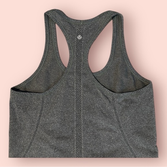 Lululemon Swiftly Tech Racerback‎ Athletic running shirt size 10 grey - Picture 5 of 7